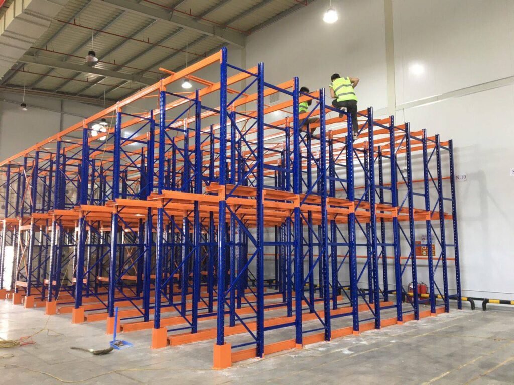 Kệ drive-in Long Quyền lắp cho doanh nghiệp FDI tại kho khu công nghiệp Kệ drive-in Long Quyền lắp cho doanh nghiệp FDI tại kho khu công nghiệp